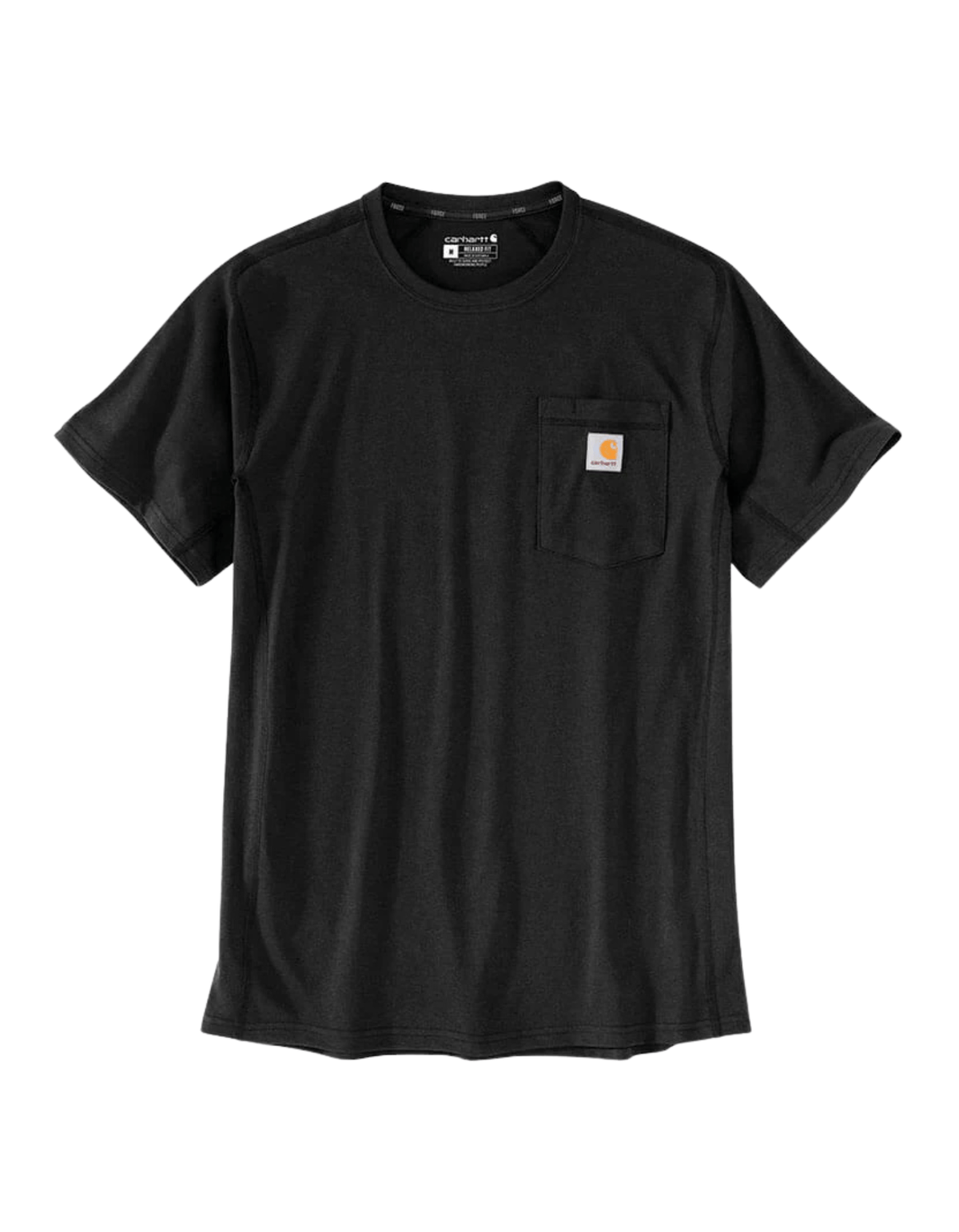 Carhartt Force Pocket T Shirt (Black) - City of Bulls Clothing & Apparel -