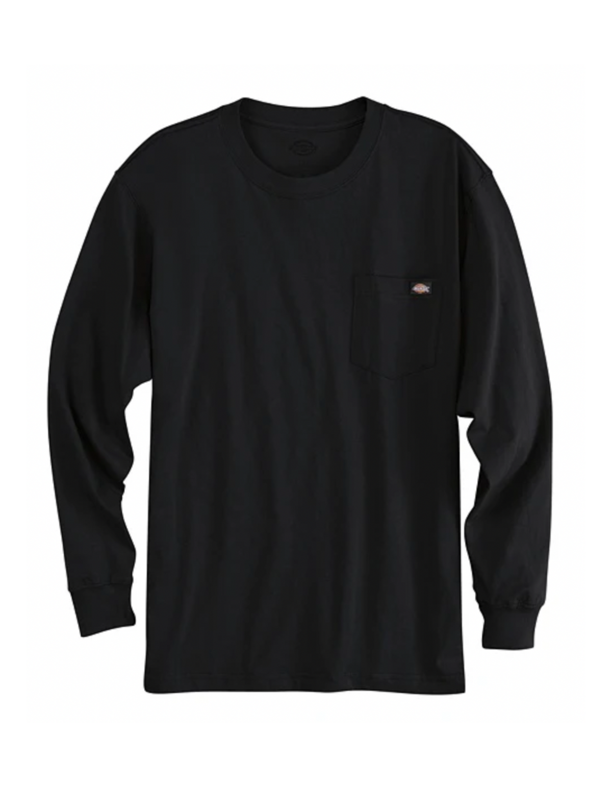 Dickies Long Sleeve Heavyweight Pocket Shirt (Black)