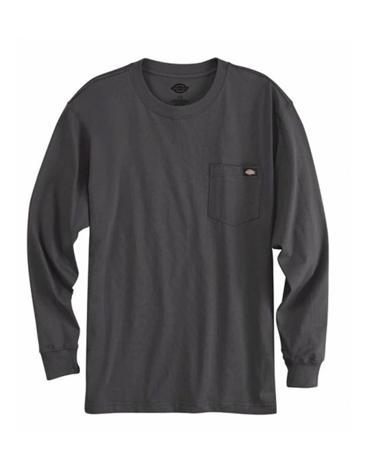 Dickies Long Sleeve Heavyweight Pocket Shirt (Charcoal Grey)