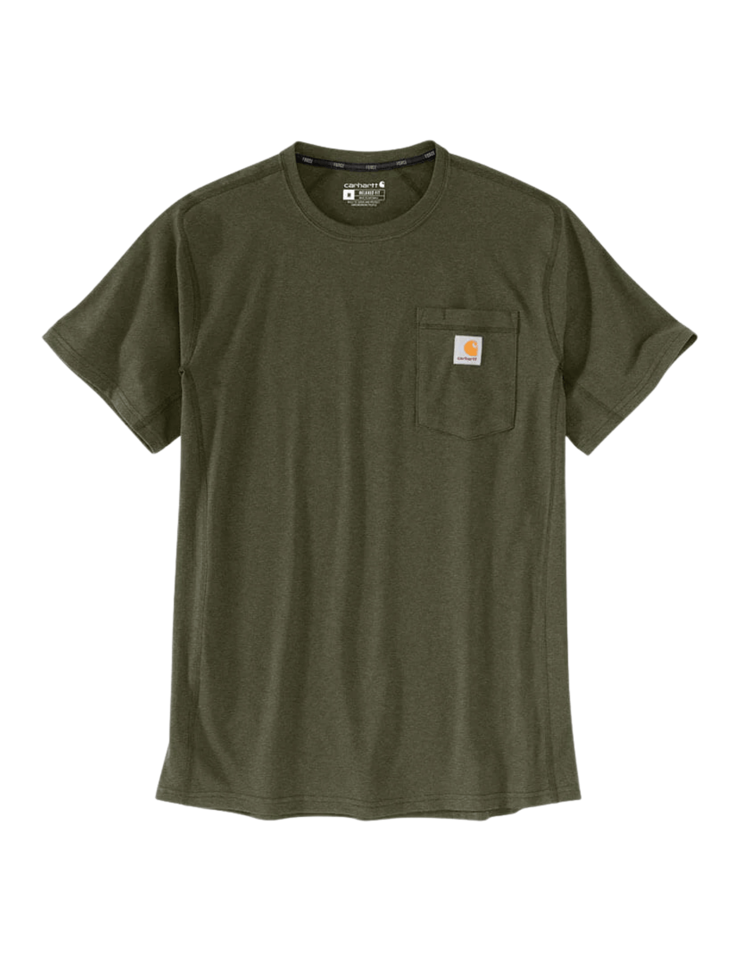 Carhartt Force Pocket T Shirt (Basil Heather) - City of Bulls Clothing & Apparel - 