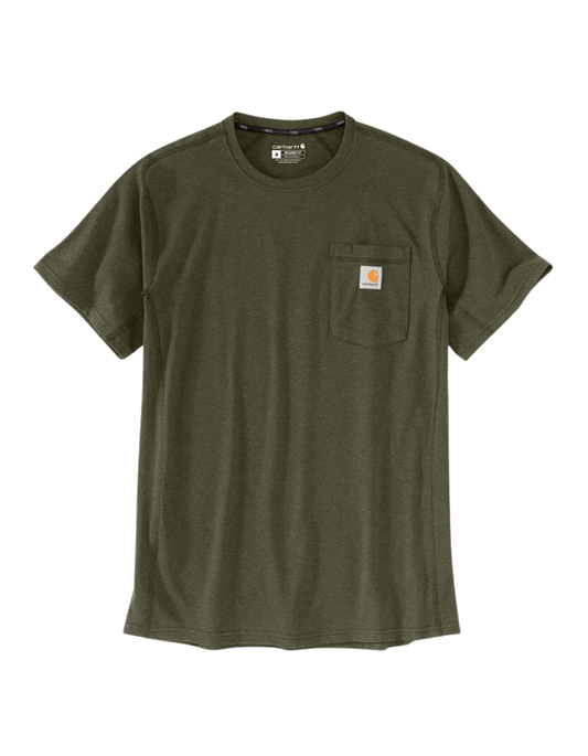 Carhartt Force Pocket T Shirt (Basil Heather) - City of Bulls Clothing & Apparel - 
