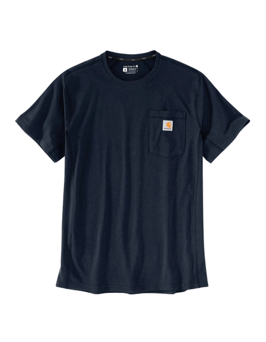 Carhartt Force Pocket T Shirt (Navy) - City of Bulls Clothing & Apparel - 