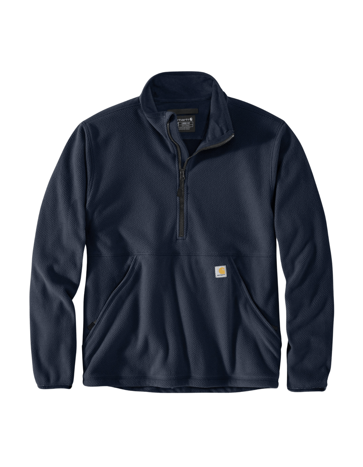 Carhartt Half Zip Fleece Pullover (Heather Grey) - City of Bulls Clothing & Apparel - 