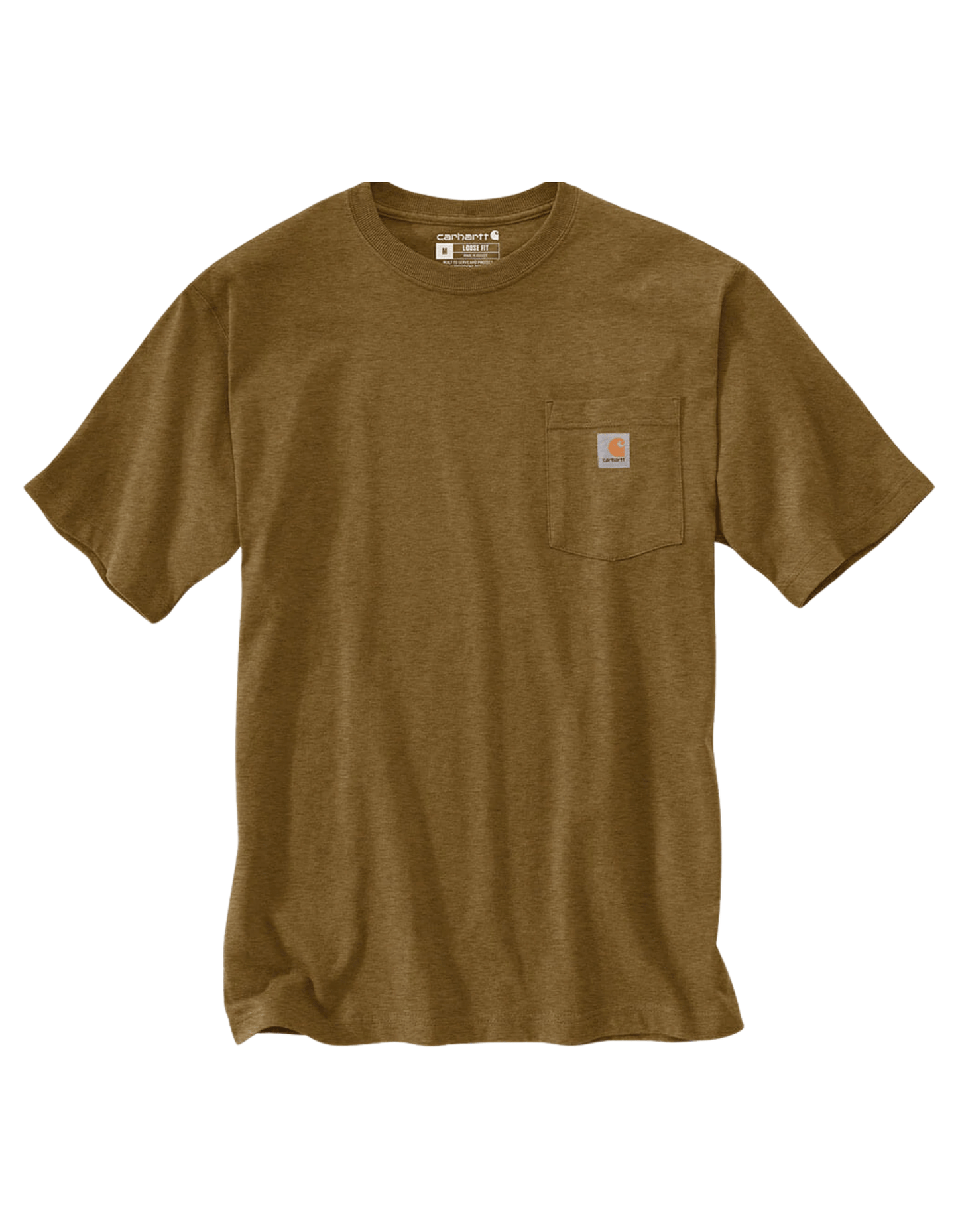 Carhartt Loose fit Short sleeve pocket T-Shirt (Carhartt Brown) - City of Bulls Clothing & Apparel - 