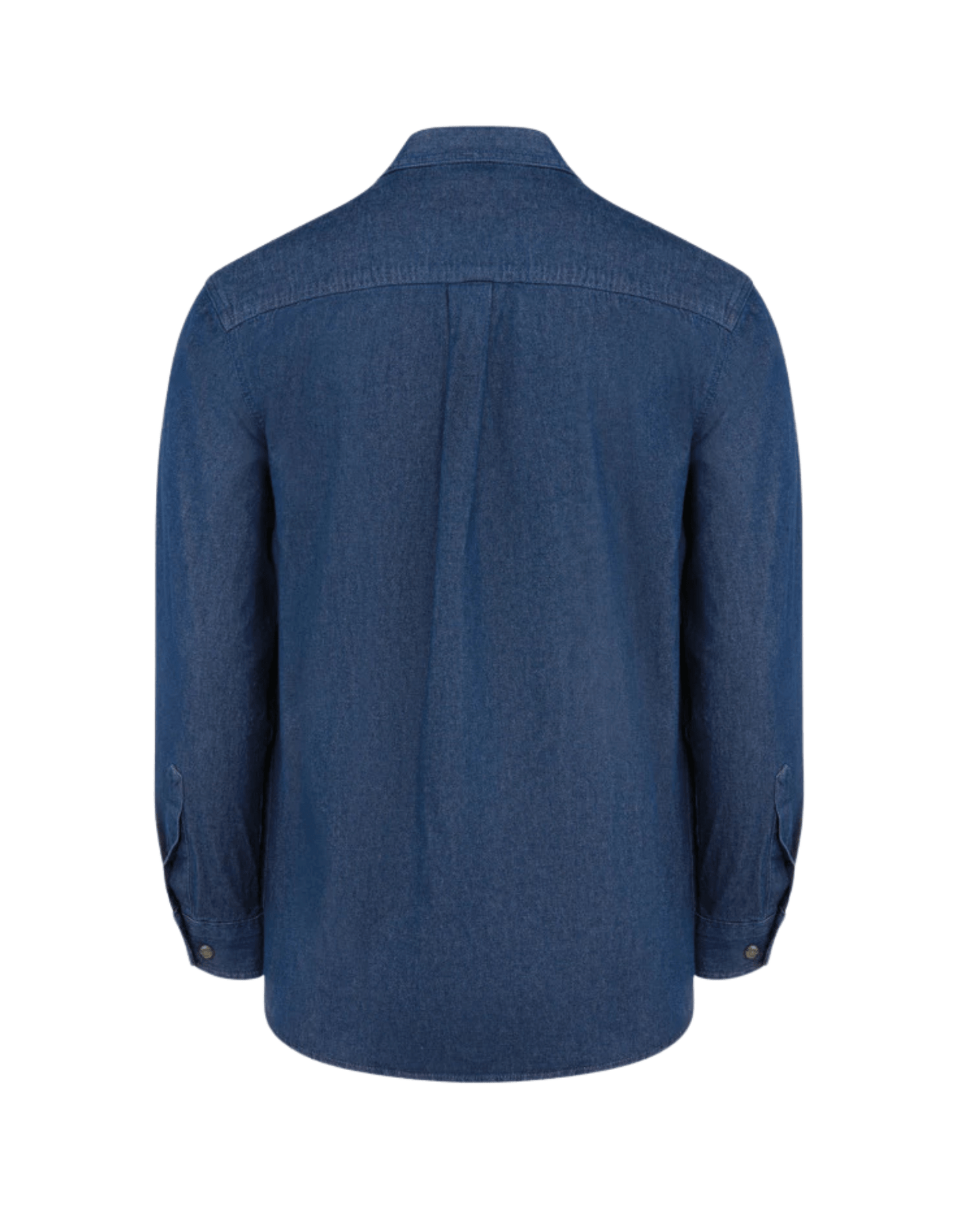 Dickies Denim Long Sleeve Work Shirt (Indigo Washed) - City of Bulls Clothing & Apparel - 